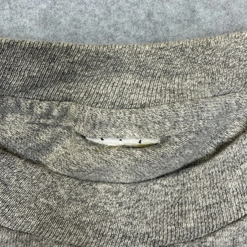 VTG Wisconsin Badgers T-Shirt Mens L‎ Gray 90s Single Stitch MacGregor Sand Knit